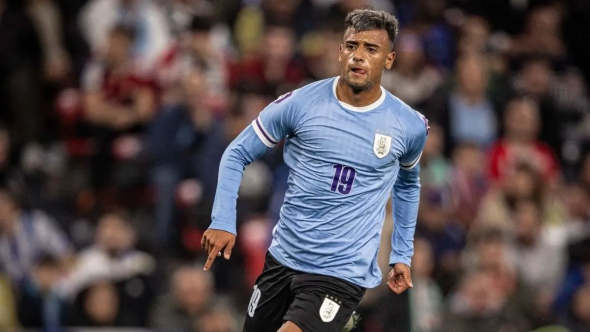 Lucho Rodriguez na seleção do Uruguai