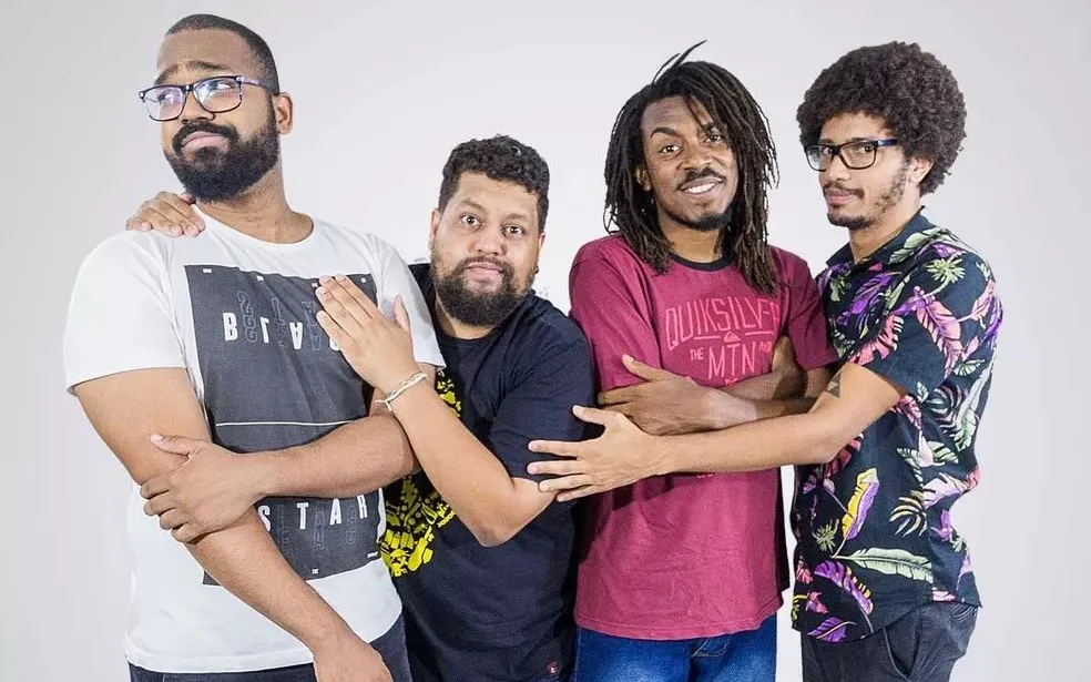 Vatapá Comedy Club é formado por Jhordan Matheus, João Pimenta, Matheus Buente e Tiago Banha