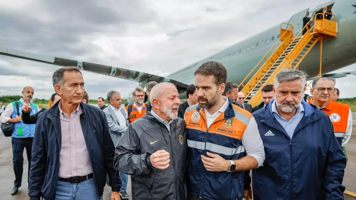 Presidente Lula e governador Eduardo Leite