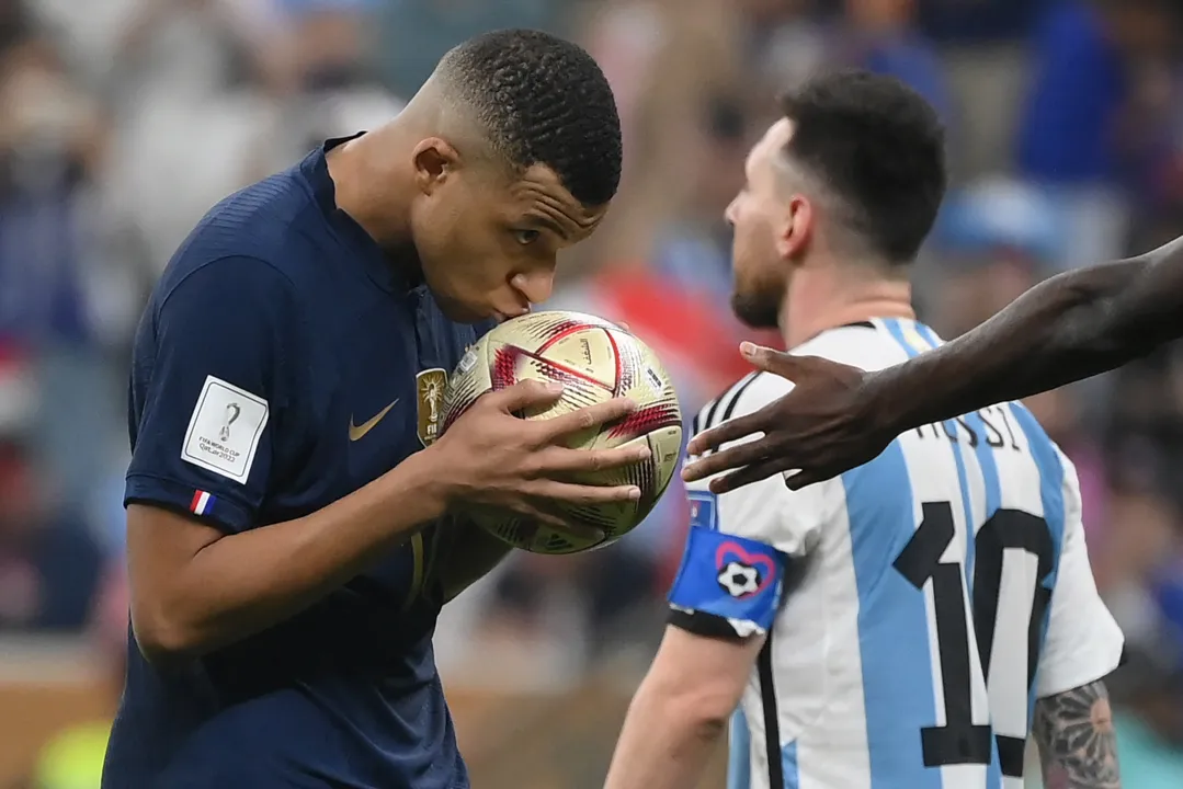 Mbappé na final da Copa do Mundo