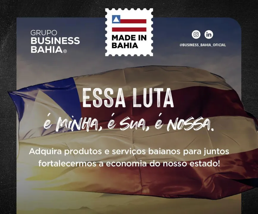 O empresário interessado em apoiar a campanha basta acessar o site Business Bahia e baixar o selo