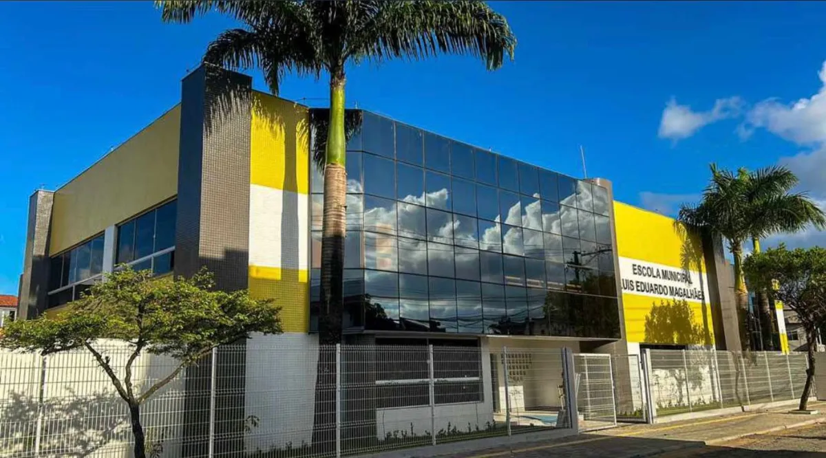 Escola Municipal Luís Eduardo Magalhães, em Madre de Deus