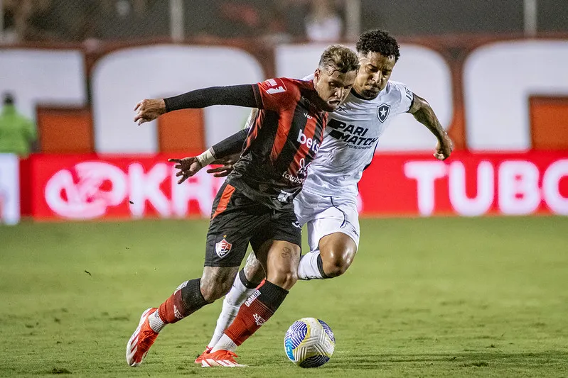 Daniel Jr. durante a partida contra o Botafogo