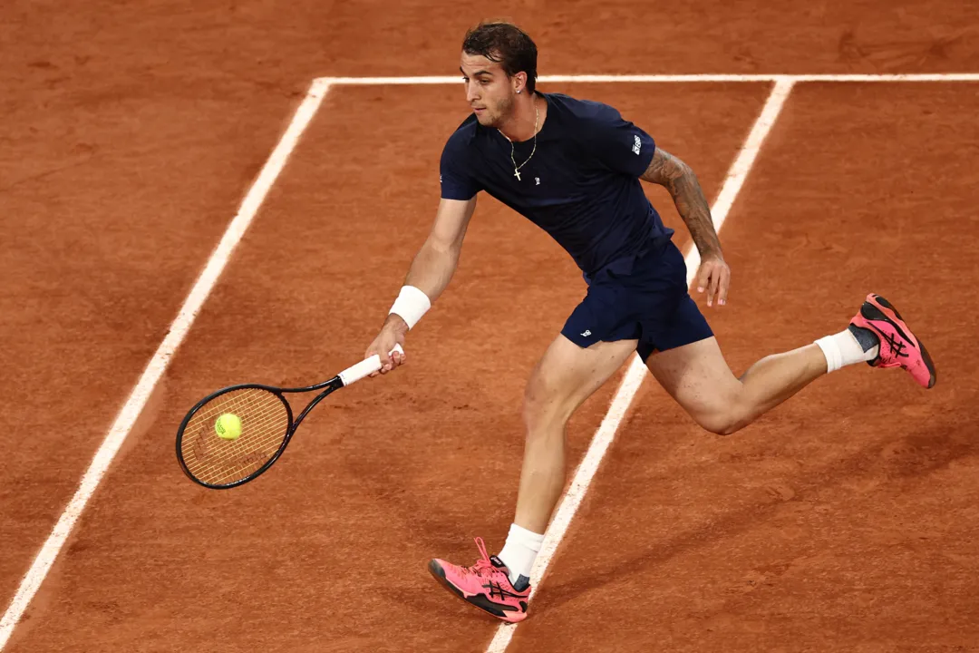 Felipe Meligeni na 1ª rodada de Roland Garros