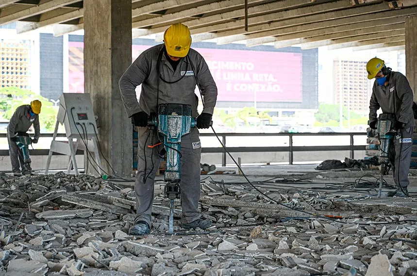 Trabalhadores de construção civil