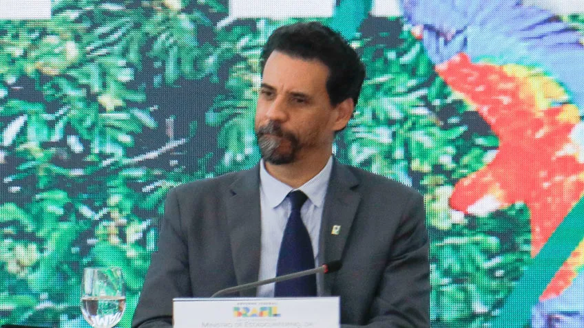 O ministro interino da Sec. de Comunicação da Presidência da República (SECOM), Laércio Portela