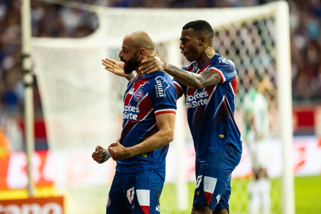 Thaciano marcou o primeiro gol do triunfo contra o Juventude