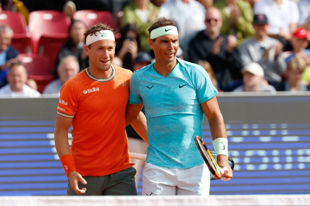 Nadal e Ruud durante ATP 250