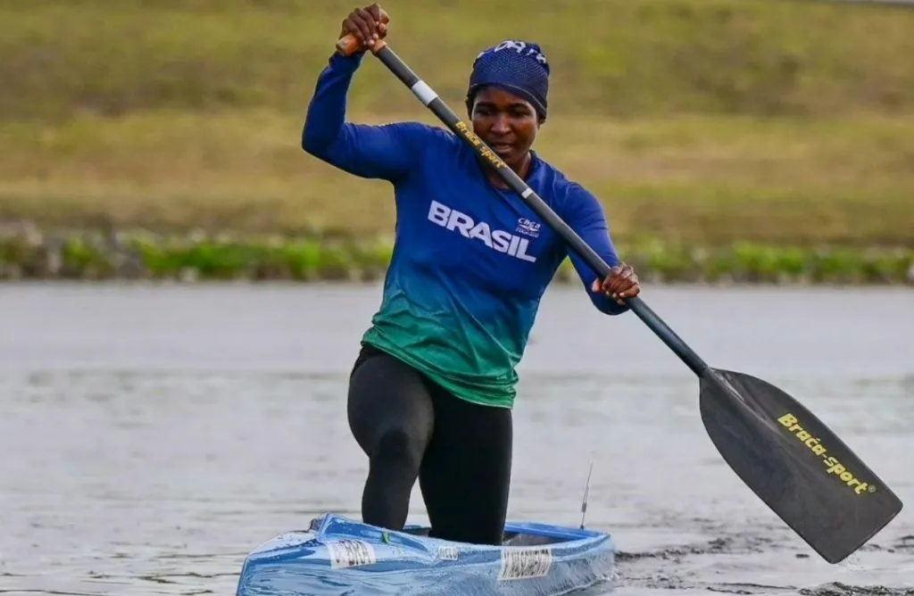 Valdenice Conceição, irá representar o país na canoagem feminina