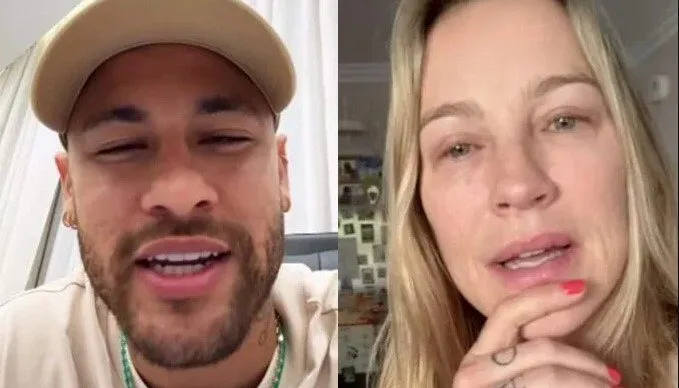 Neymar ainda mandou a atriz "tomar vergonha na cara" e respeitá-lo enquanto pai