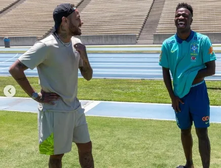 Neymar e Vinicius Júnior