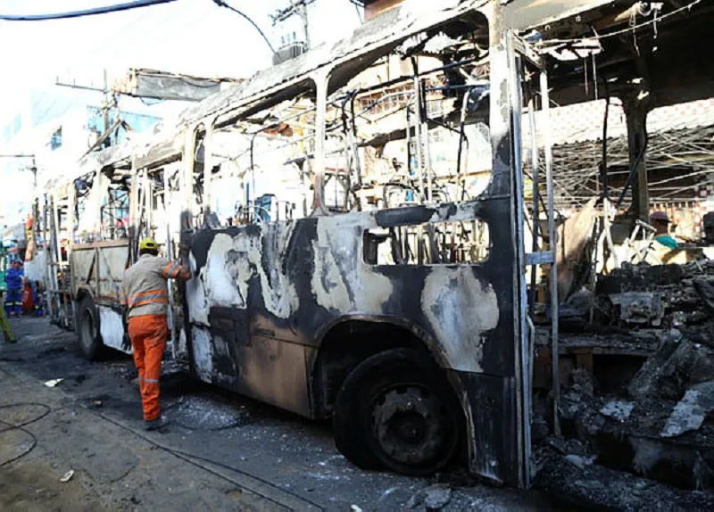Ônibus foi incendiado no dia 2 de julho, na estrada das Barreiras, em Salvador