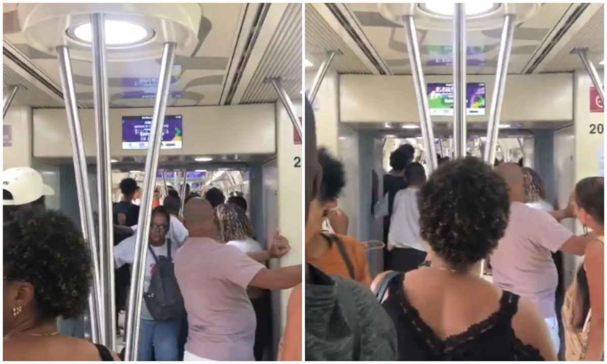 Metrô teve correria