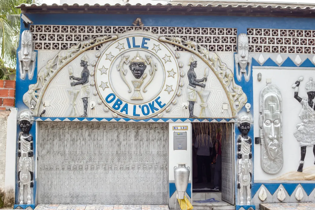 Terreiro Ilê Oba L’okê, em Lauro de Freitas