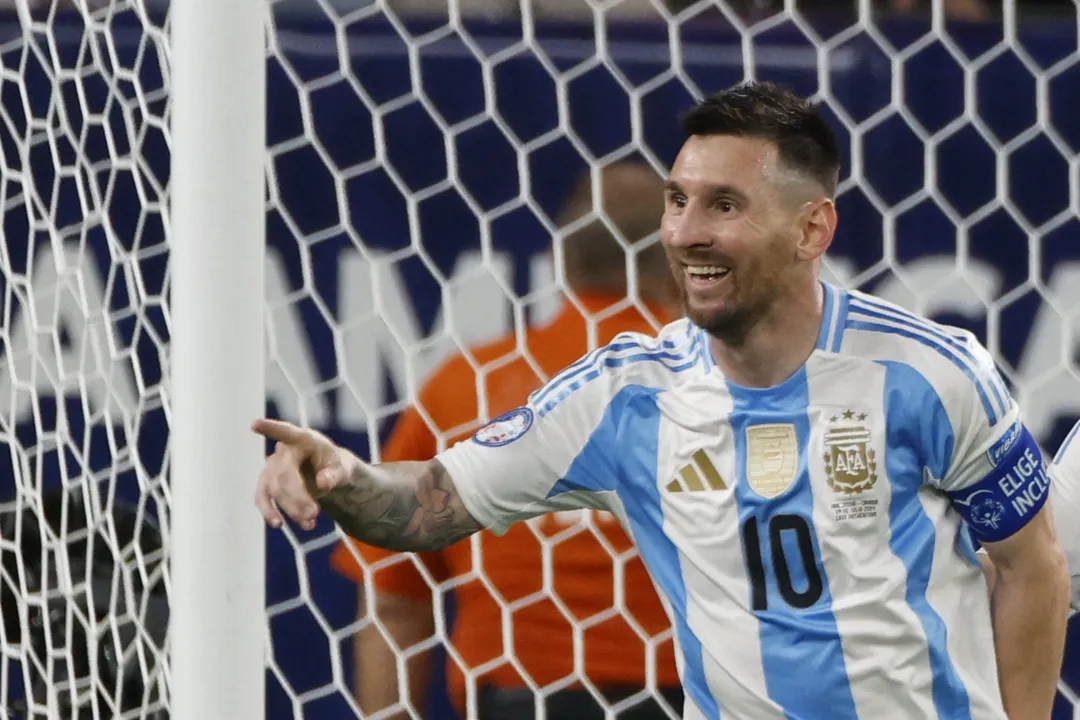 Messi segue em busca de mais um título com a Argentina