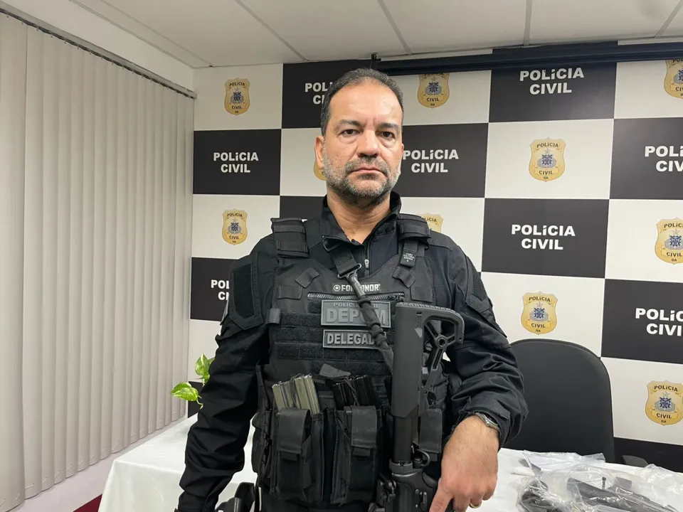 Delegado Nilton Tormes, coordenador da polícia judiciária da Região Metropolitana de Salvador
