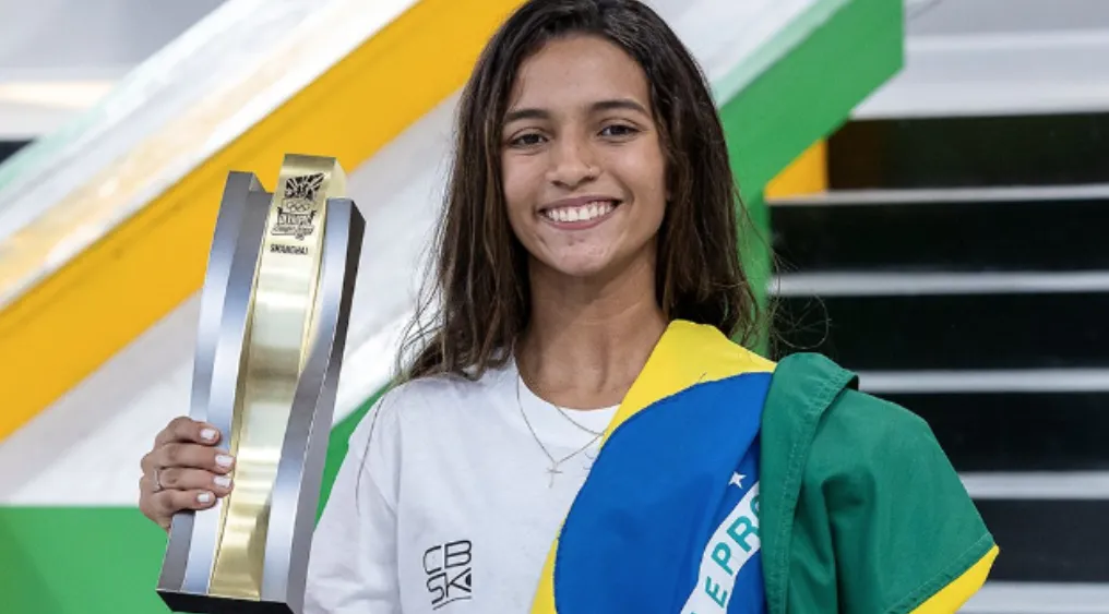 Rayssa Leal conquistou etapa do Pré-Olímpico neste domingo, 19