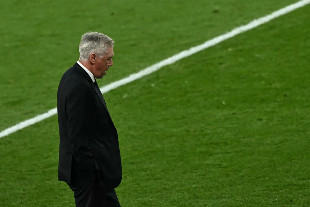 Carlo Ancelotti durante a final da Champions League