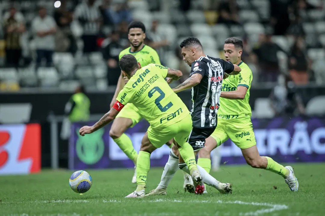 Atlético-MG x Palmeiras foi dispuado na Arena MRV, em Belo Horizonte