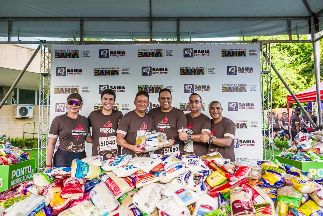 Rondesp arregada 5 toneladas de alimentos em evento de corrida