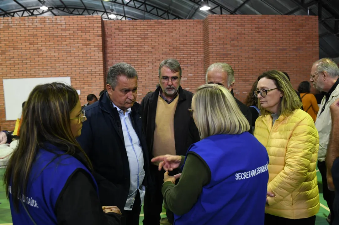 Ministro visitou abrigo em São Leopoldo