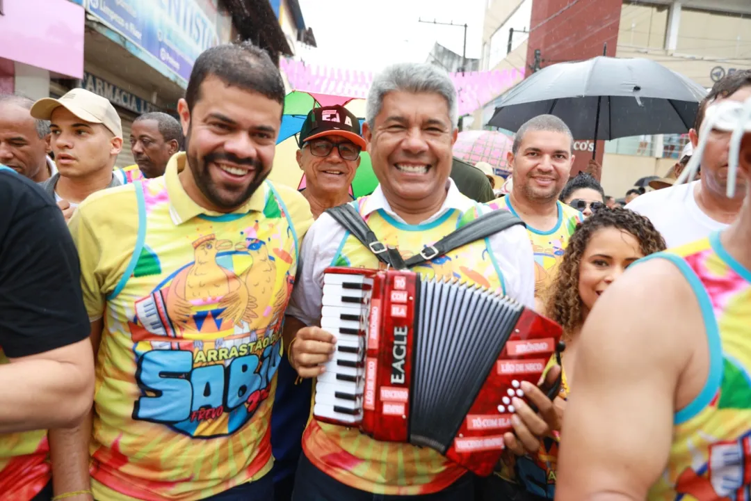 o governador Jerônimo Rodrigues  visitou a festa no município de Gandu