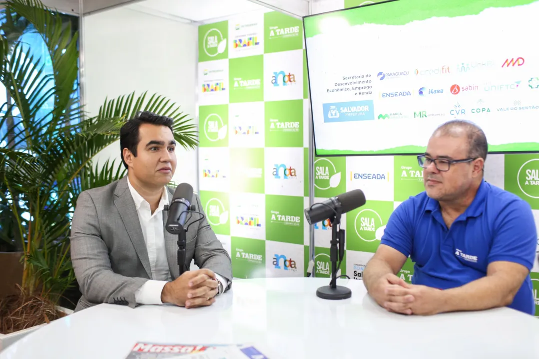 Gestor deu entrevista na Sala A TARDE, no II Congresso Brasileiro de Direito e Sustentabilidade