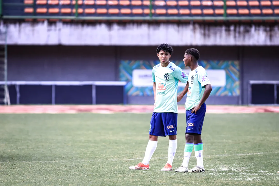 Seleção Brasileira sub-15 realiza treino de olho na estreia da Copa 2 de Julho