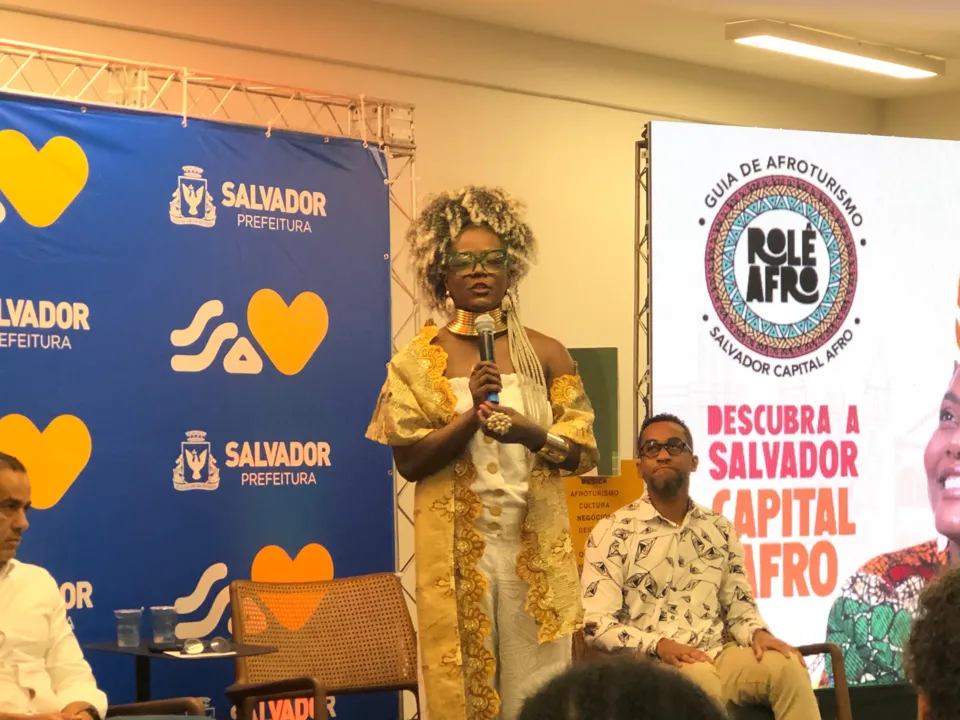 Sueli Conceição participou da apresentação do Rolê Afro