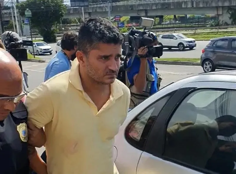 Igor Campos após audiência de custódia no dia 11 de junho, em Salvador