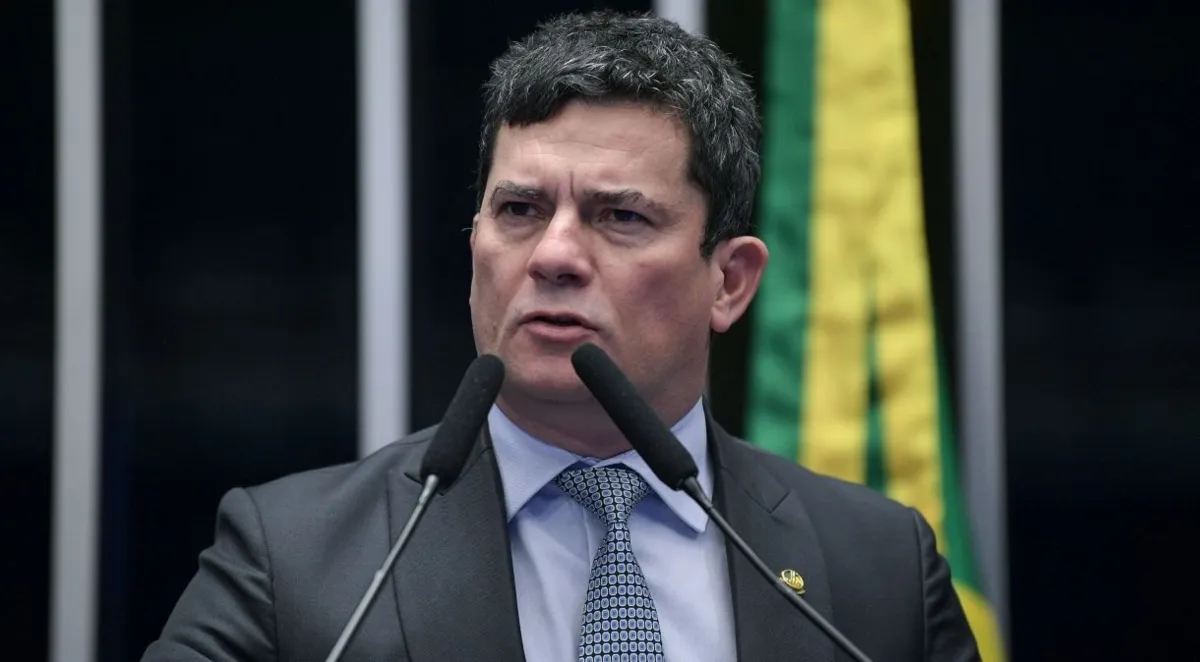 Moro no plenário do Senado durante sessão deliberativa ordinária