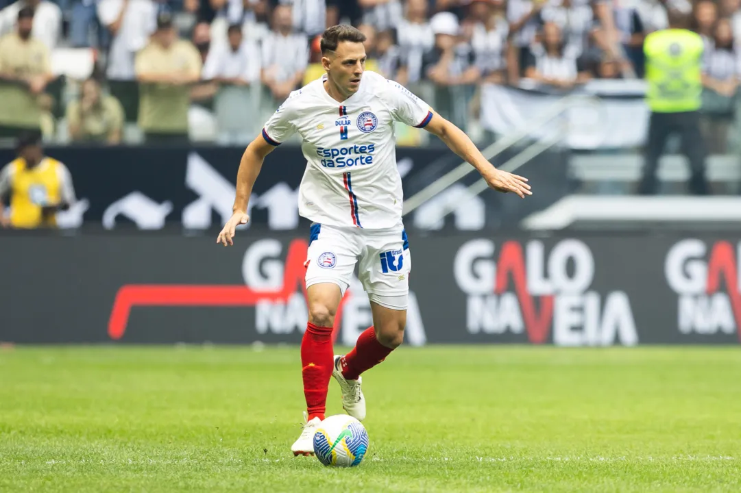 Arias durante confronto contra o Atlético-MG