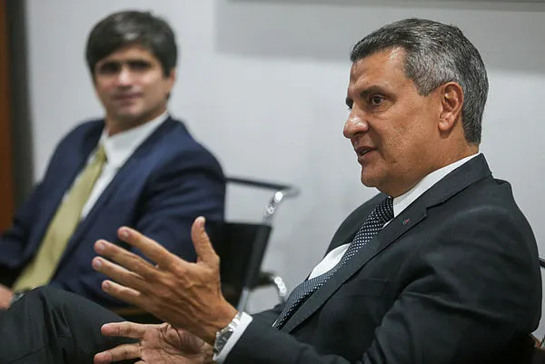 Visita do presidente do TCE, Marcus Presidio, ao
Grupo A TARDE, com o presidente João Mello