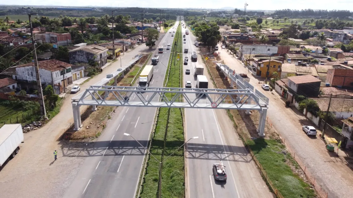 Imagem ilustrativa da imagem Trecho da BR-324 será interditado para obras em passarela