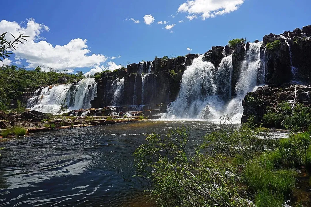 O acidente aconteceu na cachoeira da Muralha, no rio dos Couros, na Chapada dos Veadeiros, em Alto Paraíso de Goiás