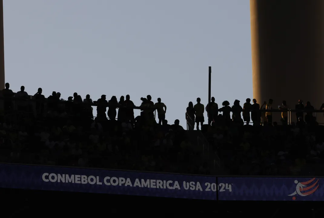 Torcida acompanhando a Copa América