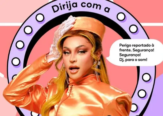 Motoristas agora podem usar a voz de Pabllo Vittar no waze