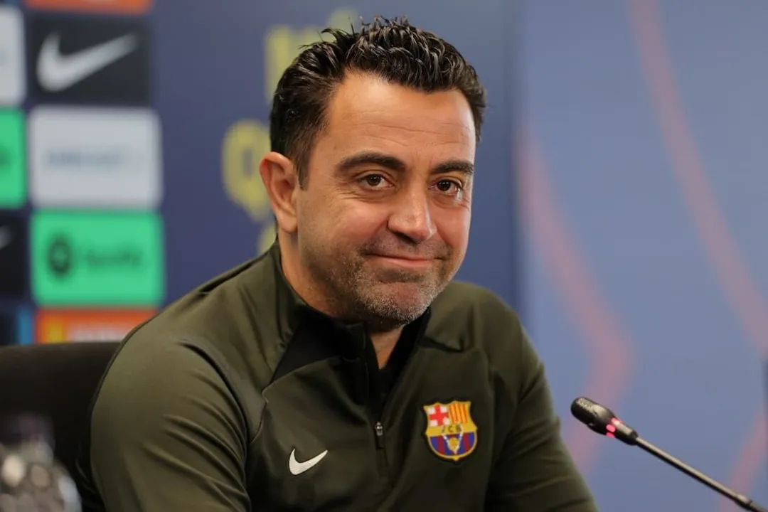 Xavi falou sobre Vitor Roque em entrevista coletiva