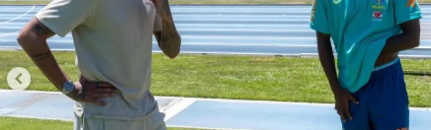 Neymar e Vinicius Júnior