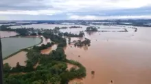 Imagem ilustrativa da imagem Cidade no Rio Grande do Sul entra em “alerta máximo” para enchentes