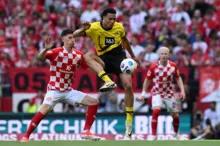 Imagem ilustrativa da imagem Com a cabeça na final da Champions, Dortmund perde para o Mainz