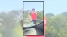 Imagem ilustrativa da imagem VÍDEO: Homem atira contra casal em carro em rodovia de SP