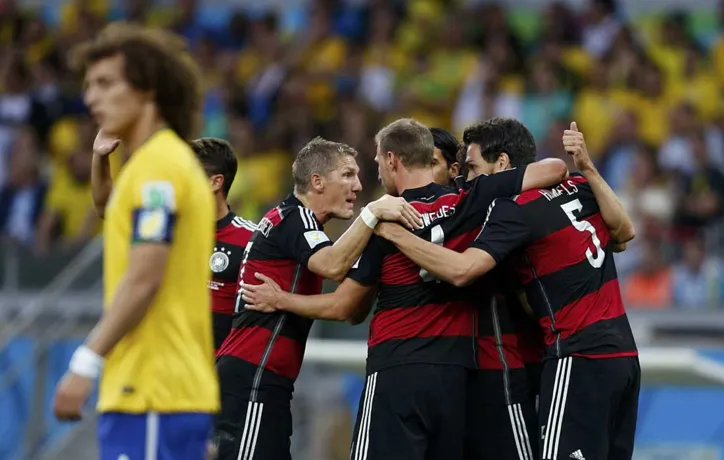Jogo Brasil 1x7 Alemanha no Mineirão em 2014
Foto: REUTERES
Data: 08/07/2014