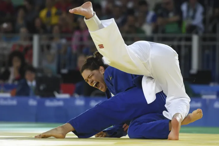 Judoscas brasileiras dutante competição