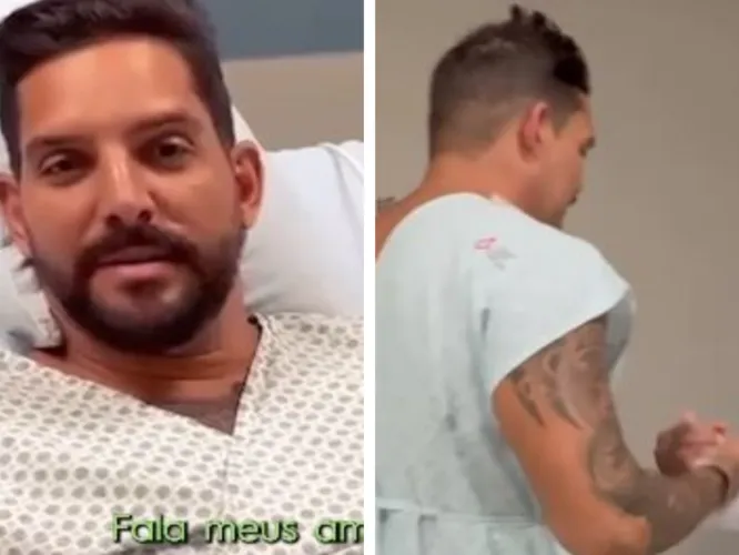 Felipe Pezzoni pasosu quatro dias em hospital