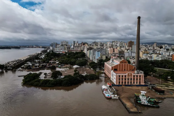 Nível do Guaíba no dia 20 de maio