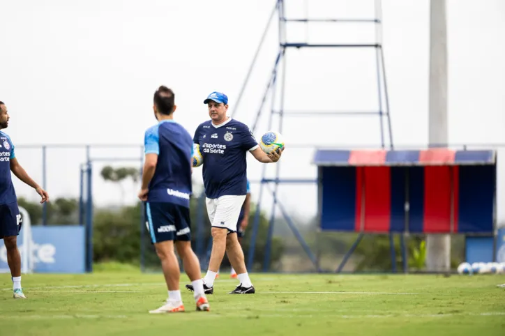 Rogério Ceni durante treino na Cidade Tricolor