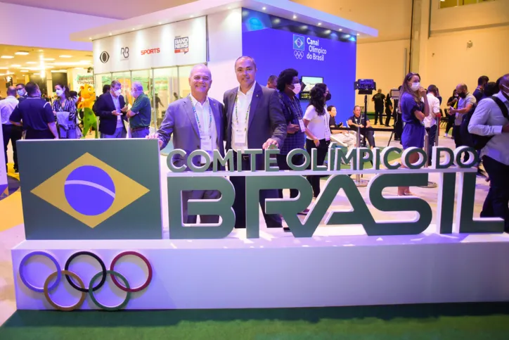 Paulo Wanderley Teixeira, presidente do COB, e Rogério Sampaio, Diretor Geral