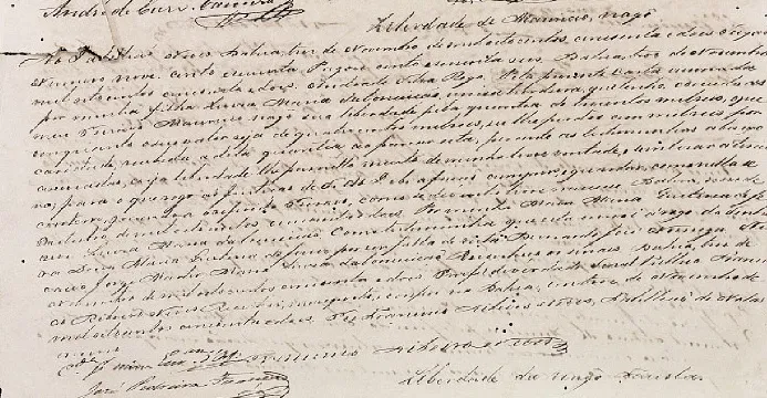 Banco de dados reúne milhares de cartas de alforria