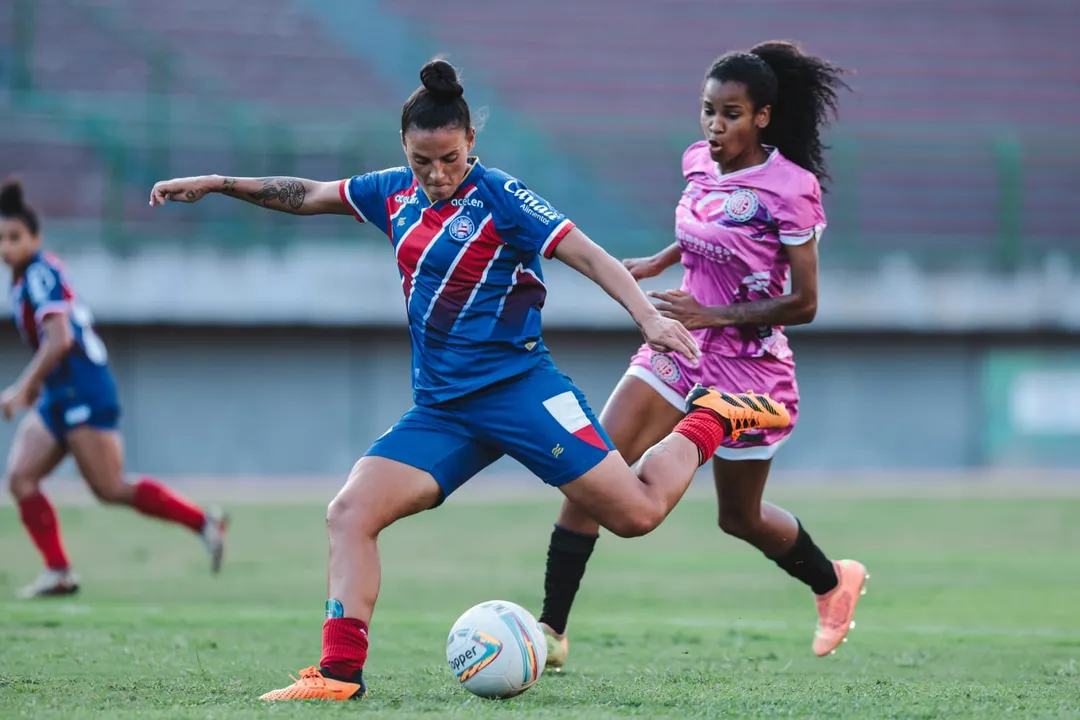 Bahia bate Atético e segue 100% no Baianão Feminino